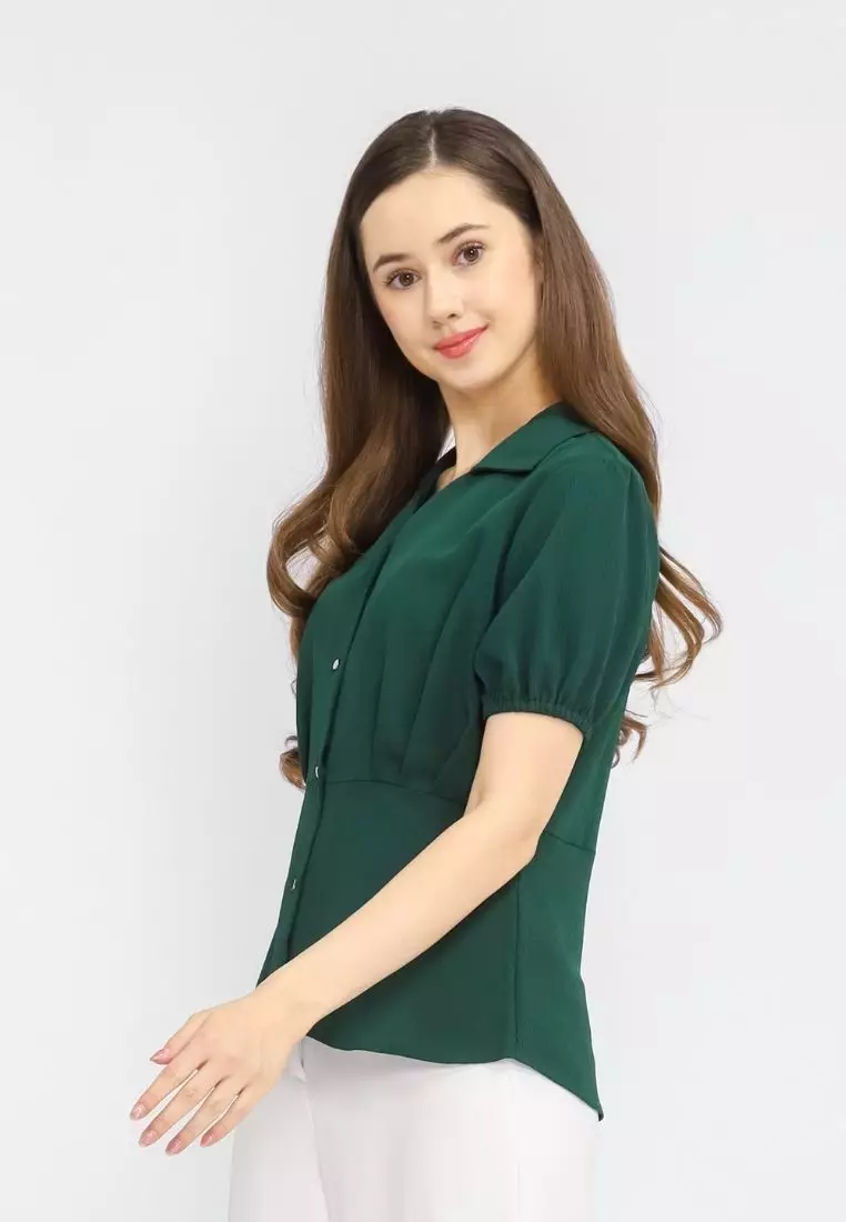 Urban Exchange Blouse Julia Green Forest