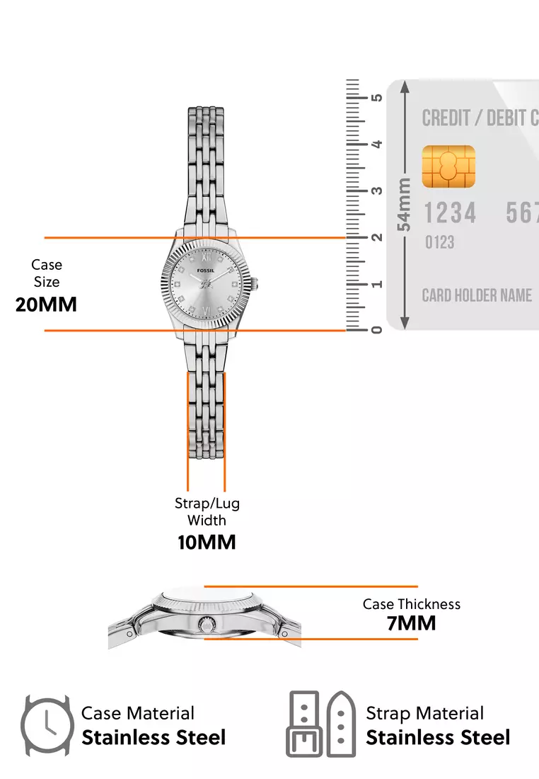 Buy Fossil Fossil Women's Scarlette Analog Watch ( ES5475 ) - Quartz ...
