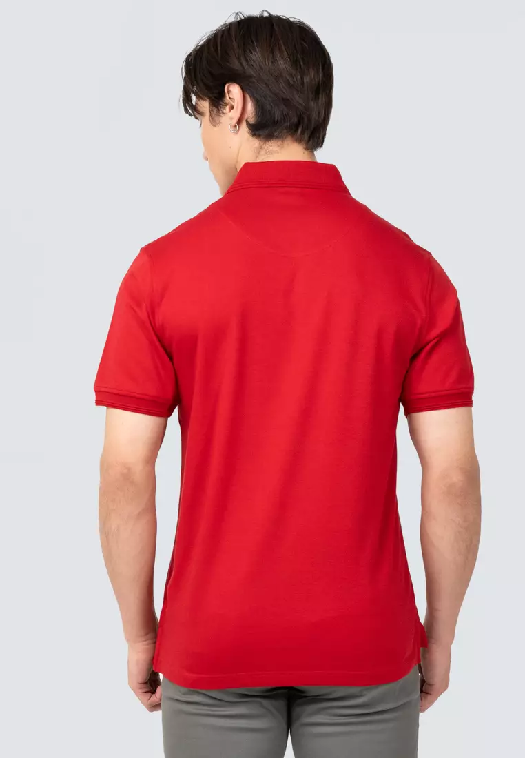 Polo Haus - Men’s Business Short Sleeve 100% Cotton Collar Tee MBCS005