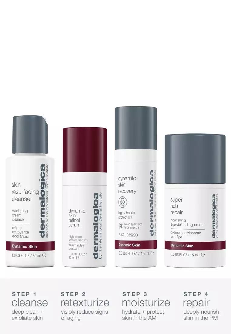[value set] skin aging solutions kit, retexturizes, moisturizes, repairs