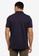 GIORDANO blue Men's 3D Lion Embroidered Stretch Pique Short Sleeve Polo 01011222 6FF65AA6F13A46GS_2