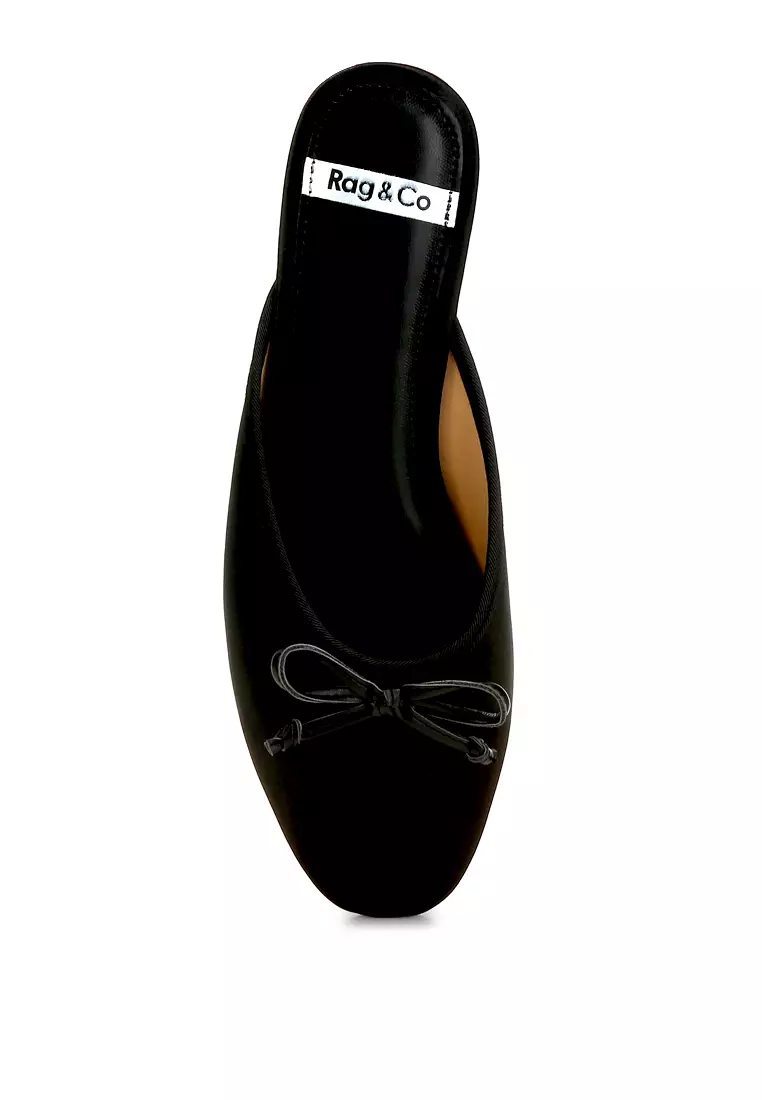 Bagal Detail Pita Satin Warna Hitam