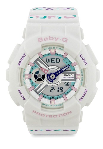 Jual Baby G Casio Baby G Jam Tangan Wanita White Resin Ba 110th 7adr Original Zalora Indonesia