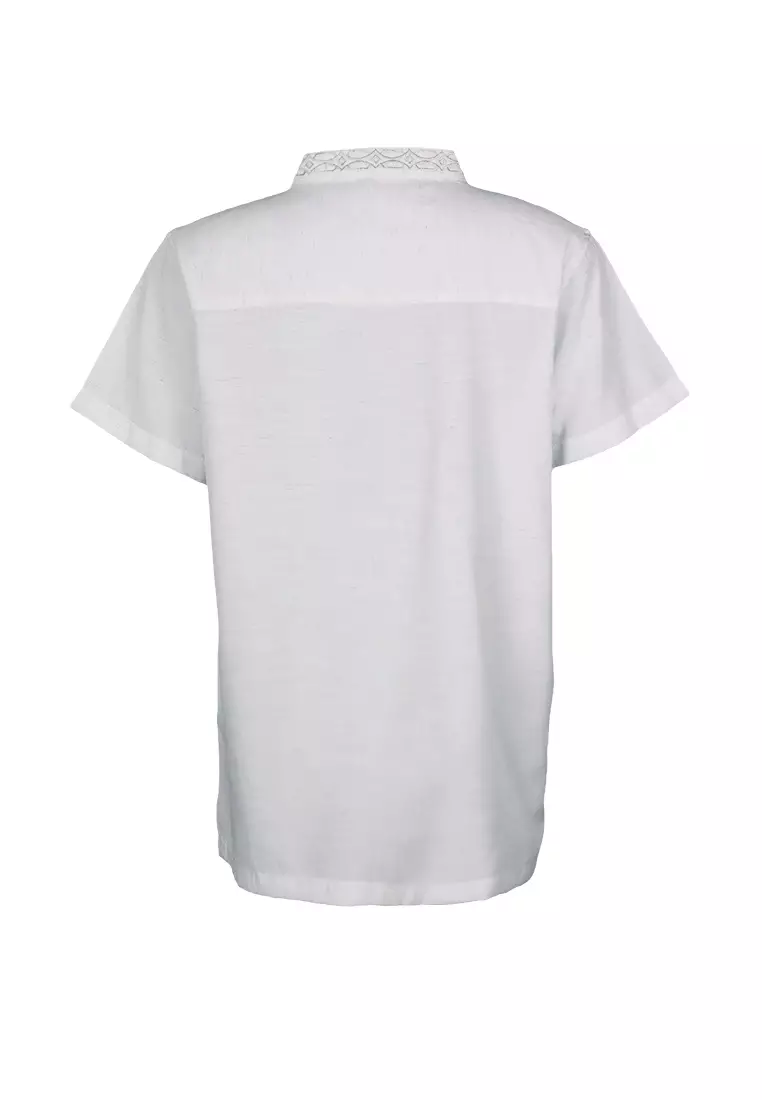 Pito Dito Boy Shahram Kemeja Anak Broken White - Size 4