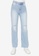 Trendyol blue Ripped with Slits Wide Legs Jeans 94404AABE69A06GS_1