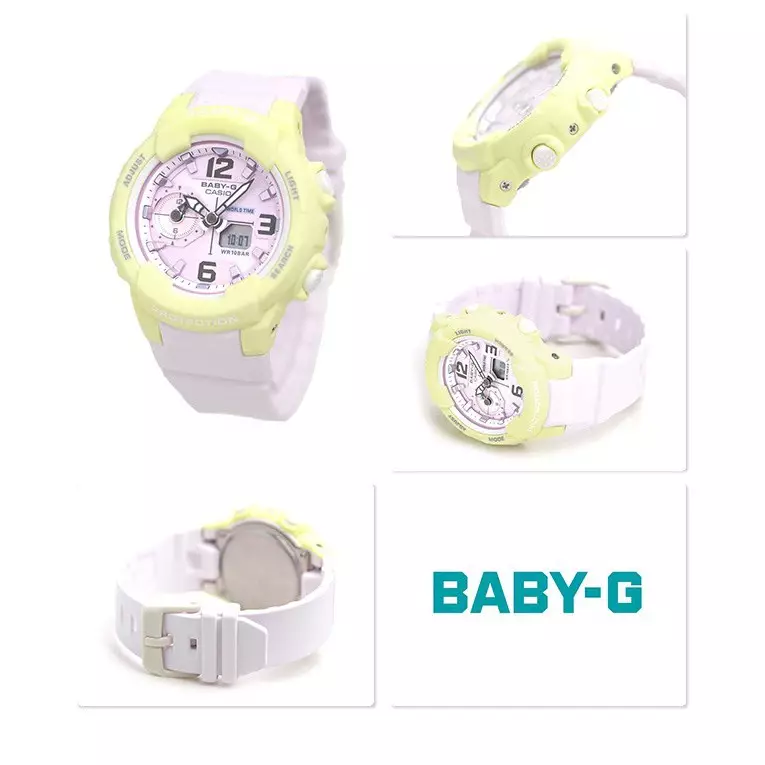 Casio Baby-G LED Original BGA-230PC-9BDR Jam Tangan Wanita Waterproof