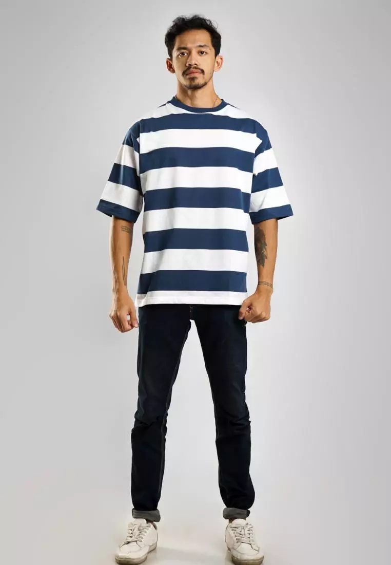 MATSUDA Kaos Oversize 20s Stripe Heavyweight Maebashi