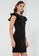 Ashley Collection black Frill Sleeves Bodycon Dress B545AAAC3E862CGS_2