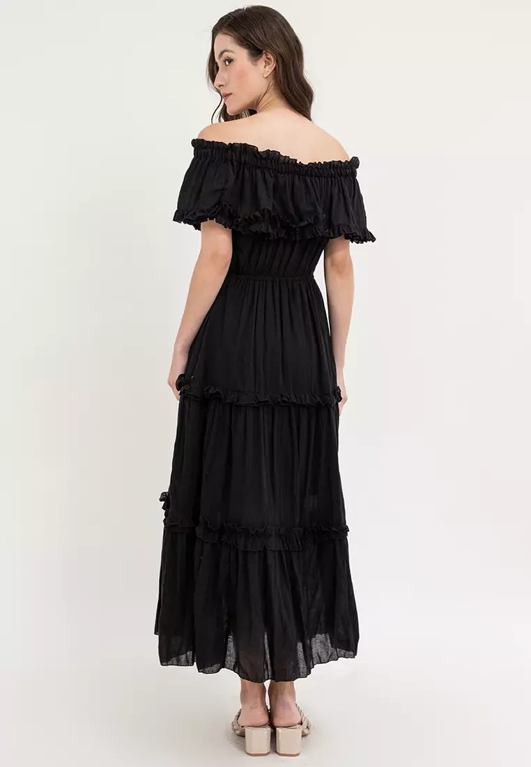 Alessandra Off Shouder Dress