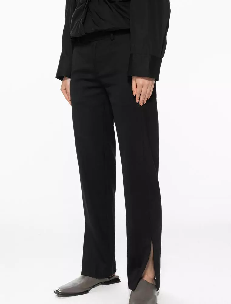 Straight Leg Slim Fit Trousers