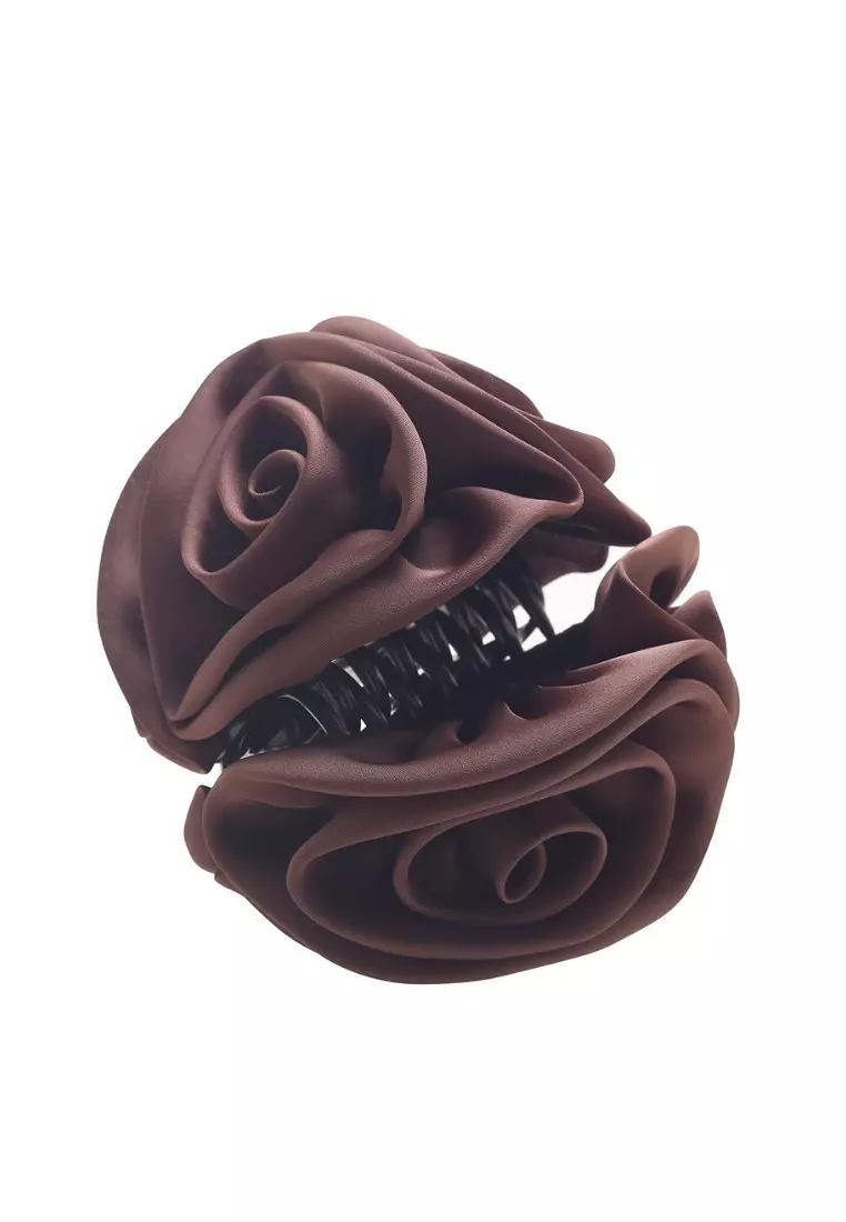 Hair Clip Shifon Type C Brown