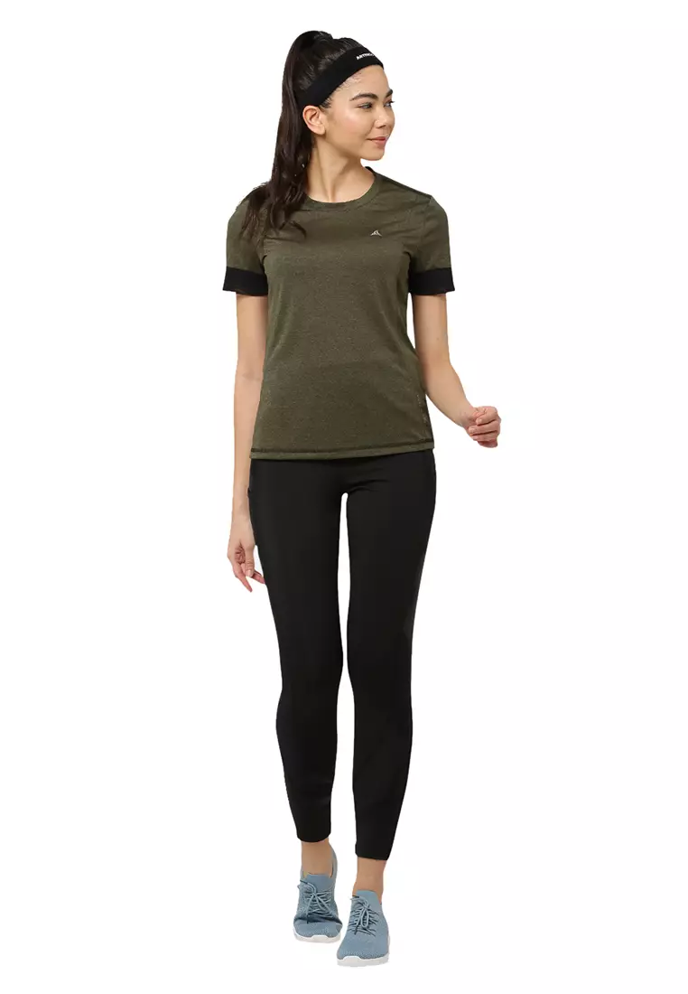 Kaos Hijau Lari/Latihan Wanita