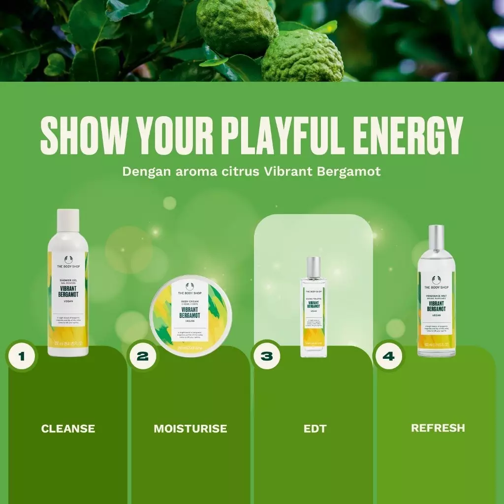 Vibrant Bergamot Eau De Toilette 50ml