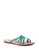 Anacapri green Slim Flat Sandals 77CDASH3303D96GS_2