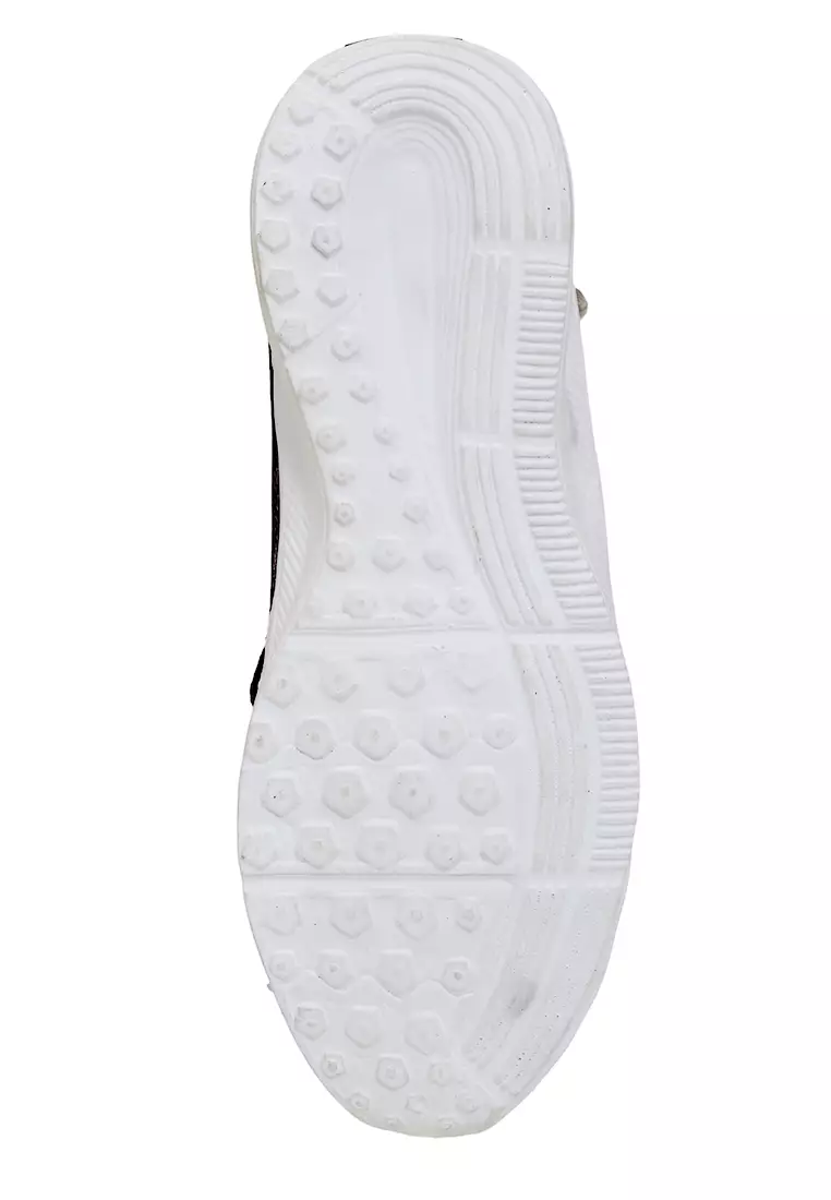 Ahya Sepatu Sneakers Tali Pria Wanita Desain MNSA Sporty Shoes Material Canvas ORIGINAL - Black