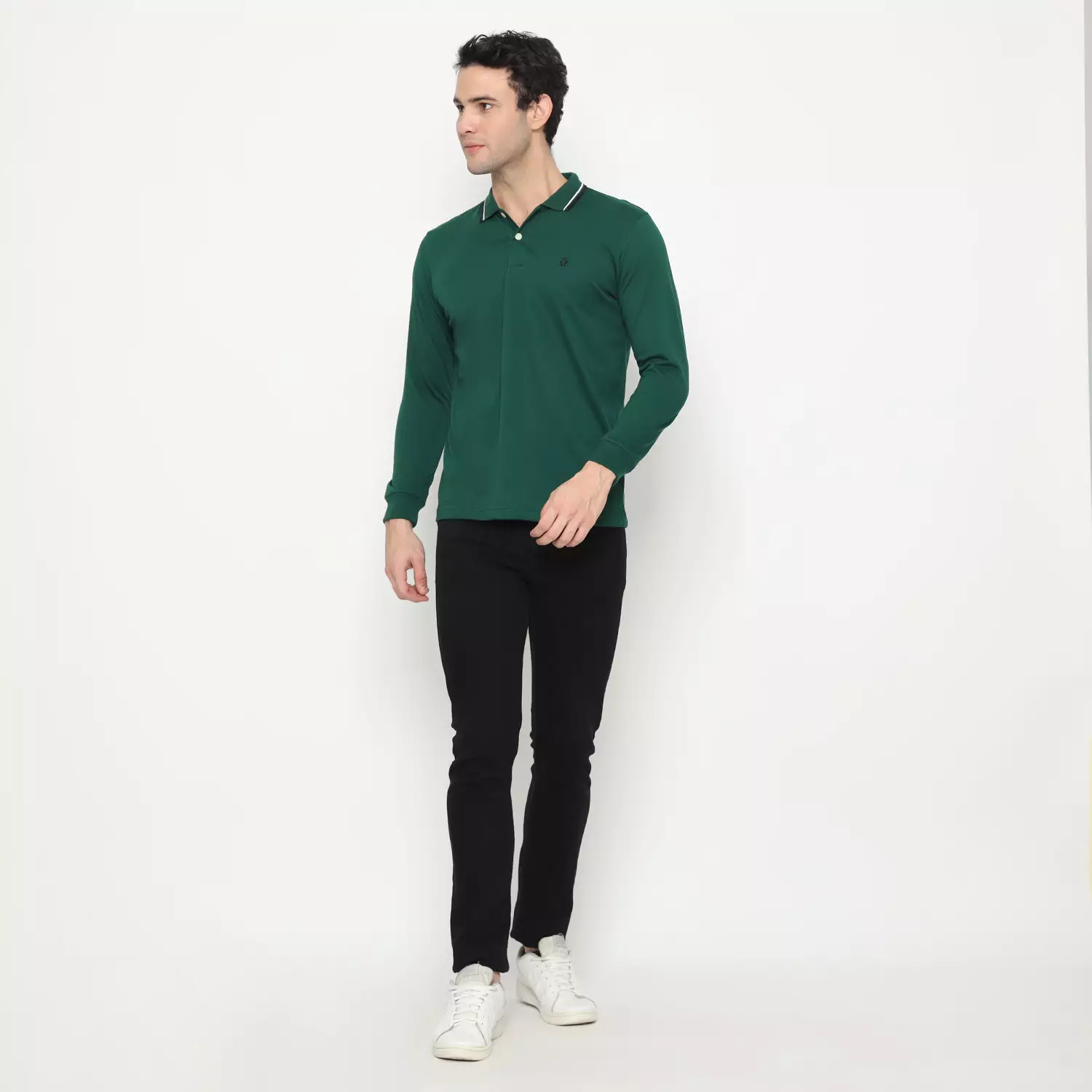 Matsuda Kaos Polo Shirt Lengan Panjang Pria Kerah Kasuga