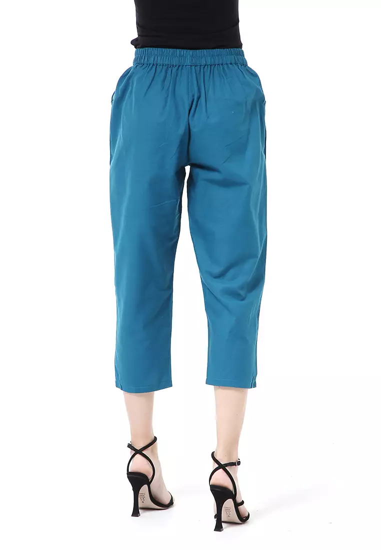 Stella Long Pants Celana Kulot Wanita Korean Style Material Linen ORIGINAL - Tosca