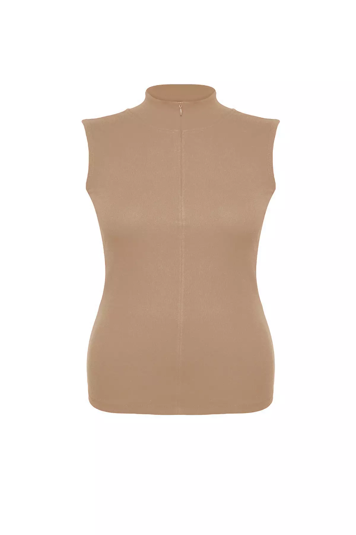 Plus Size Sleeveless Knit Top