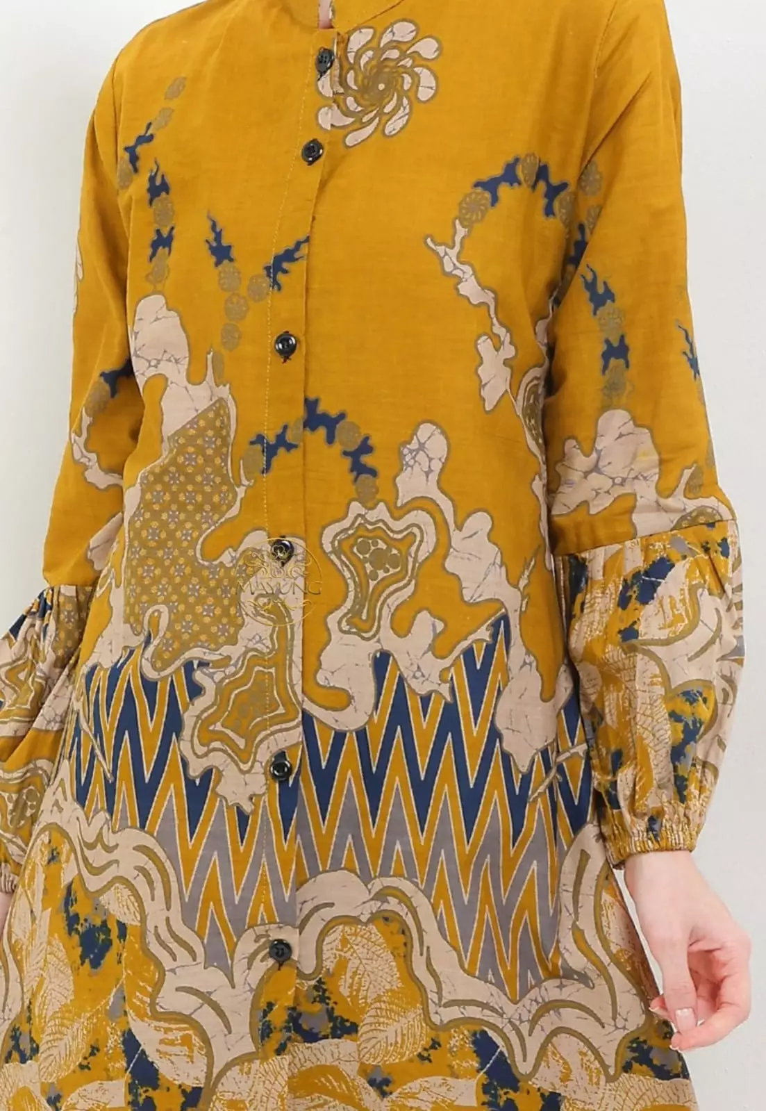 Tunik Batik Respati Kuning Premium NLN