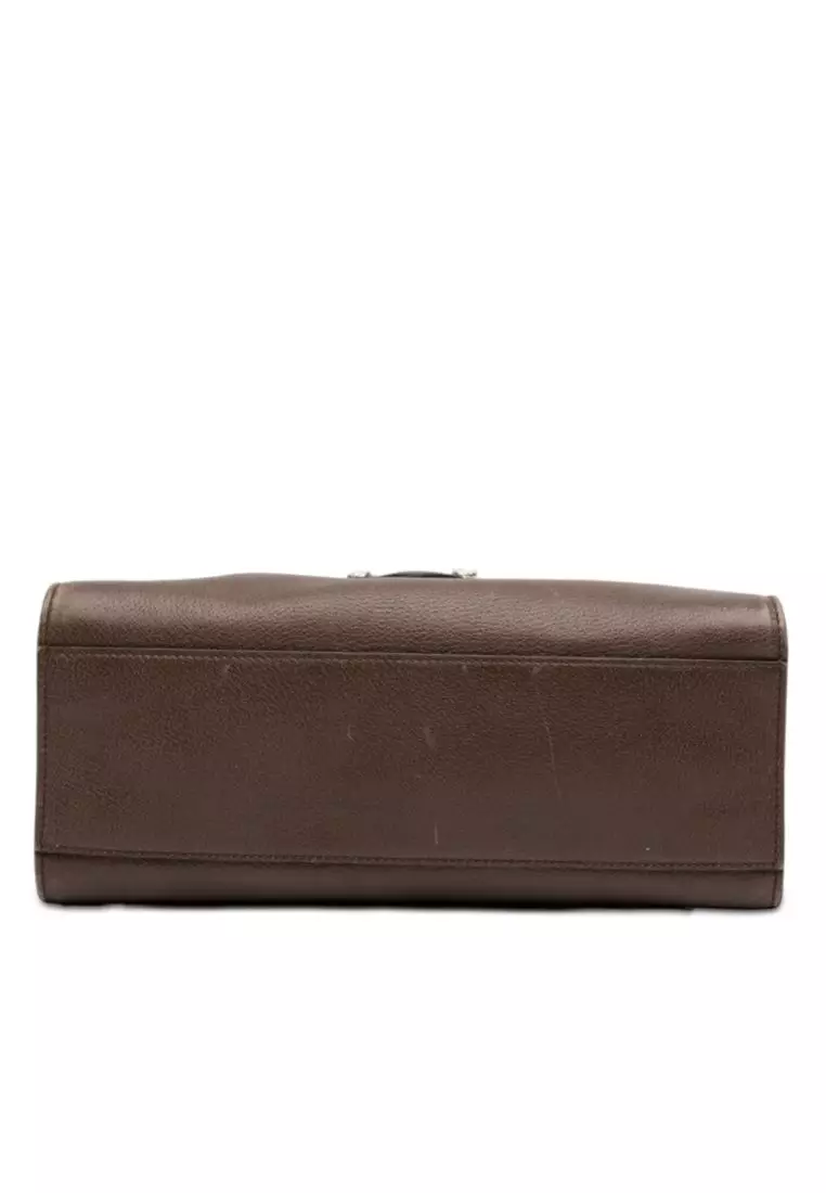 Pre-Loved Gucci Medium Calfskin Linea Totem Satchel