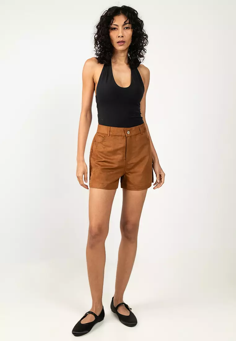Sandi Mid Waist Regular Fit Shorts