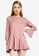 Aqeela Muslimah Wear pink Basic Top 099DAAAA862202GS_1