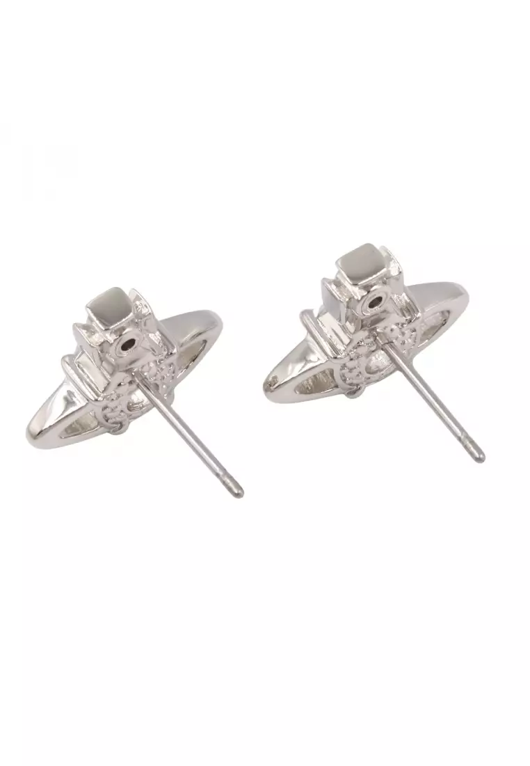 Pre-Loved Vivienne Westwood earrings earrings Brass Silver