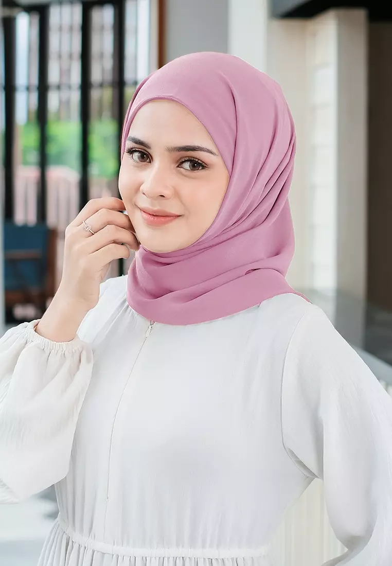 HIJAB INSTAN PAULA - PURPLISH PINK