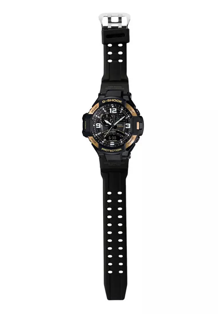 Casio G-SHOCK Jam Tangan Pria - Black - Silicon - GA-1000-9GDR Gravitymaster
