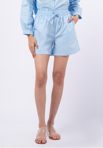 COLORBOX blue Short Pants with Elastic Waist 45D5CAA31742A0GS_1