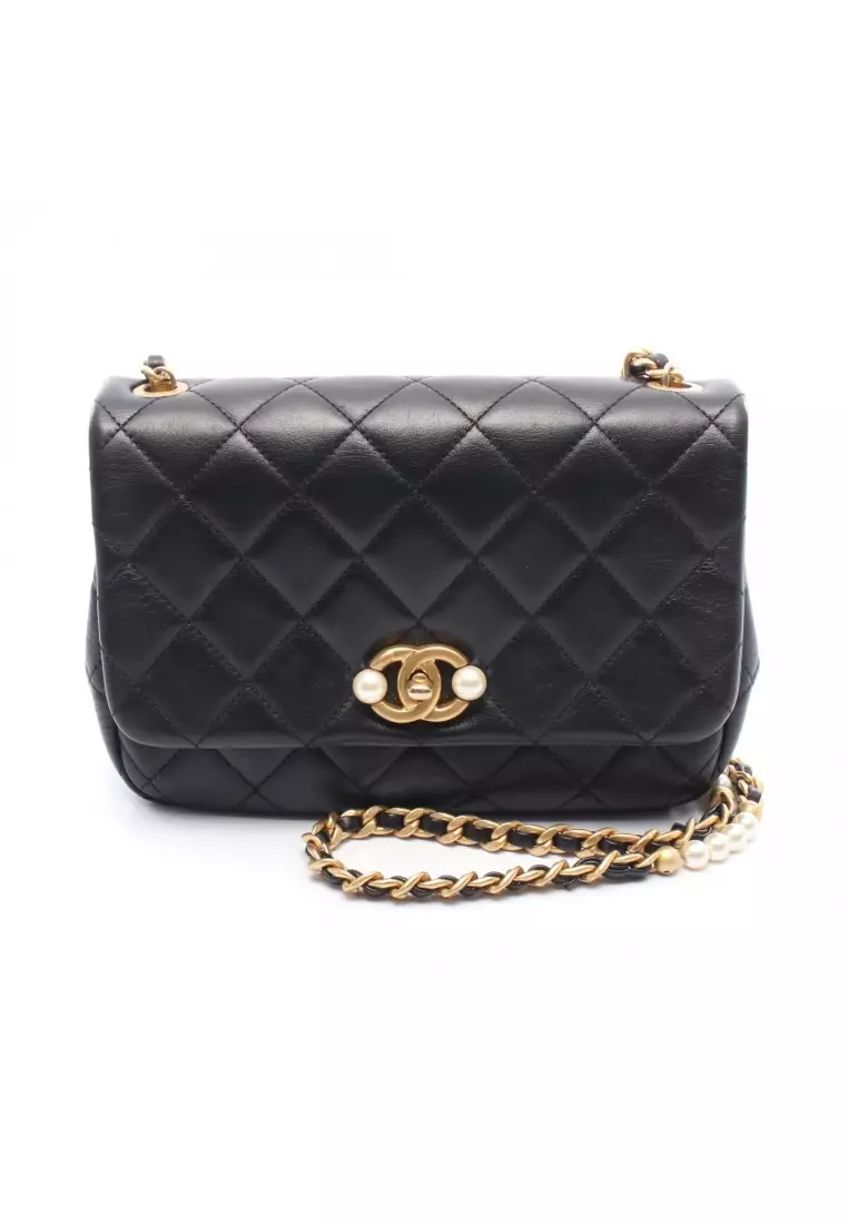 Buy CHANEL Pre-Loved Chanel matelasse chain shoulder bag leather