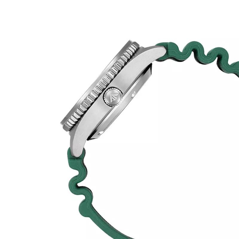 Jam Tangan Pria Citizen Promaster NY0121-09X Marine Automatic Diver Green Dial Green Polyurethane Strap