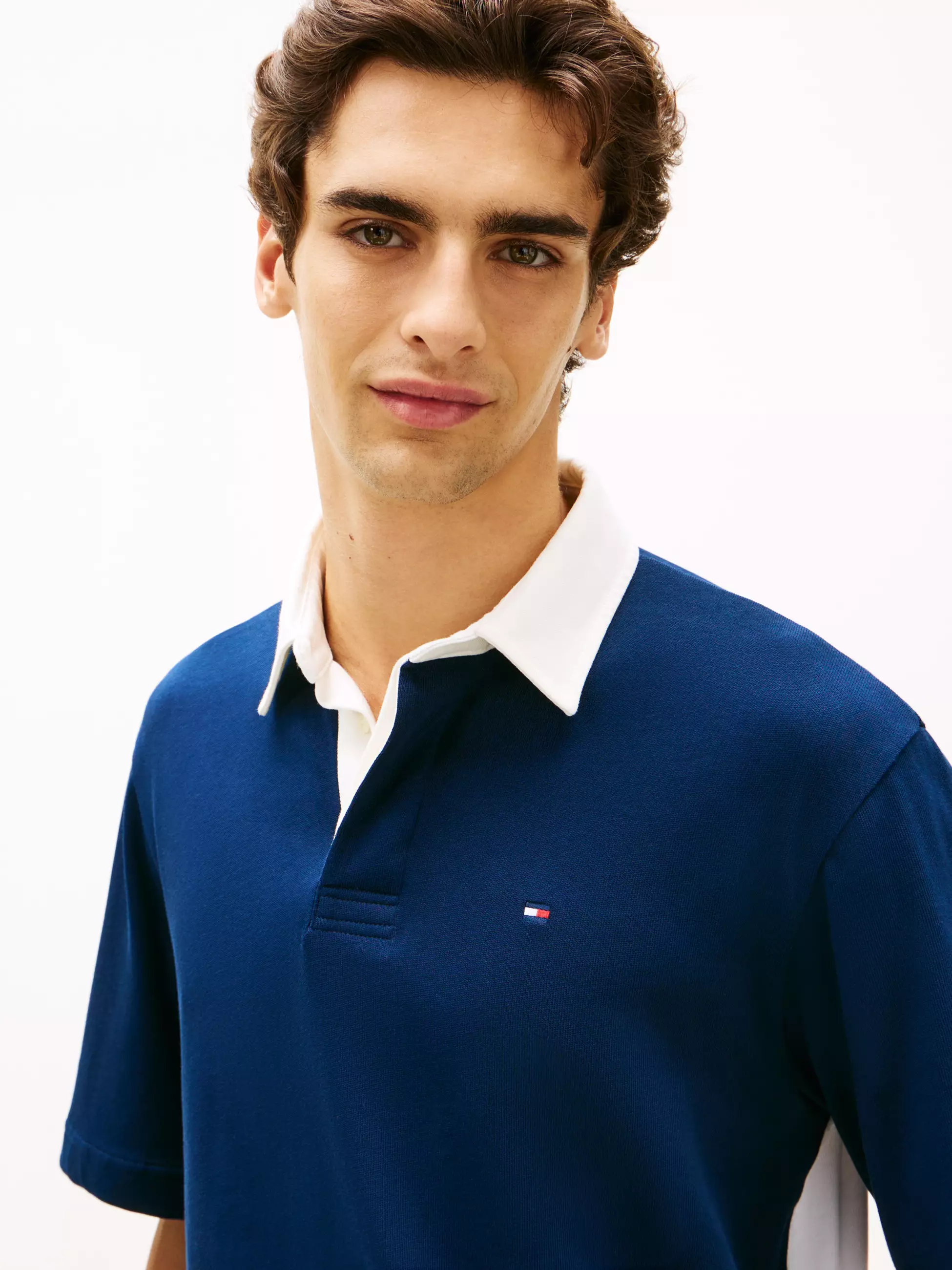 Tommy Hilfiger - Colour- Blocked Back Logo Relaxed Polo Shirt