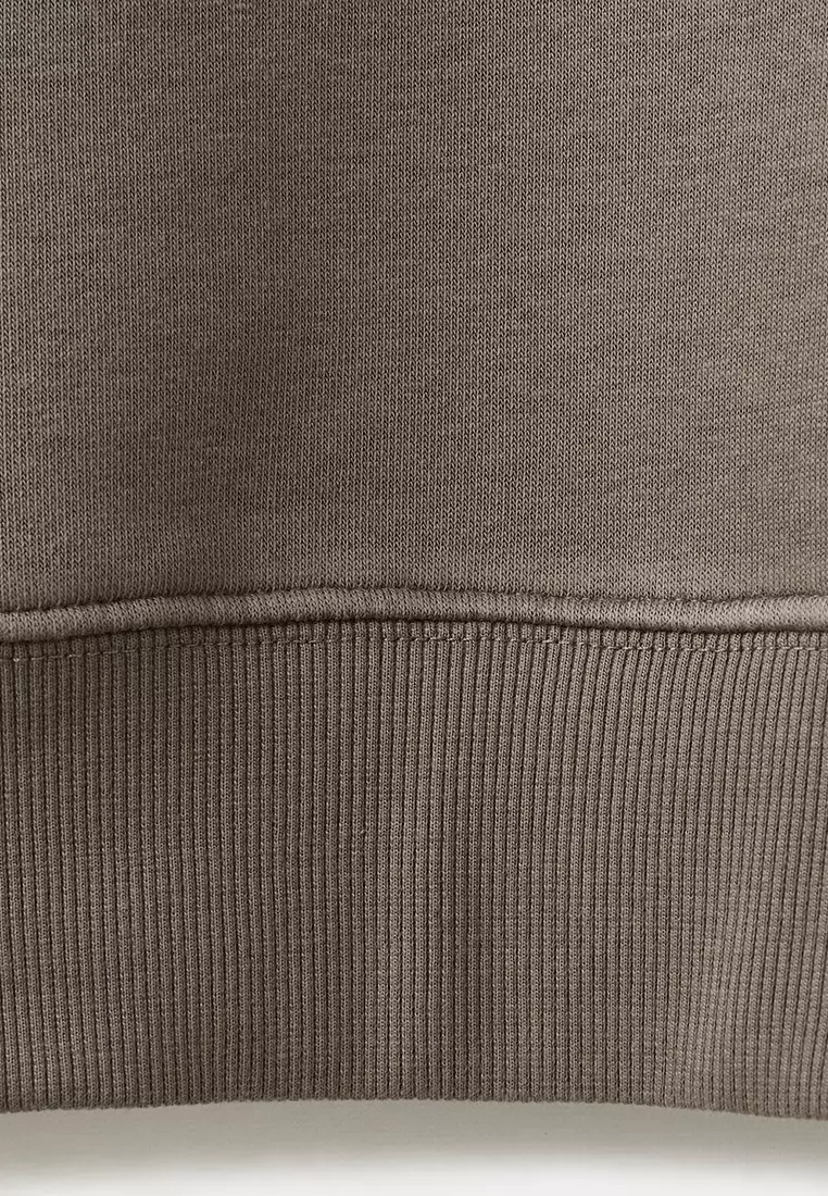 Regular-Fit Sweatshirt With Zip