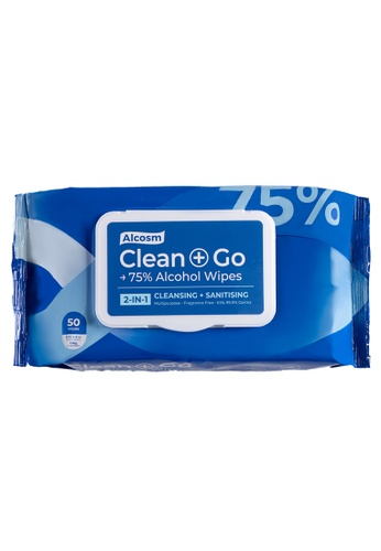 Alcosm Alcosm 75% Alcohol Wipes, 50 Wipes D5552ESF328023GS_1