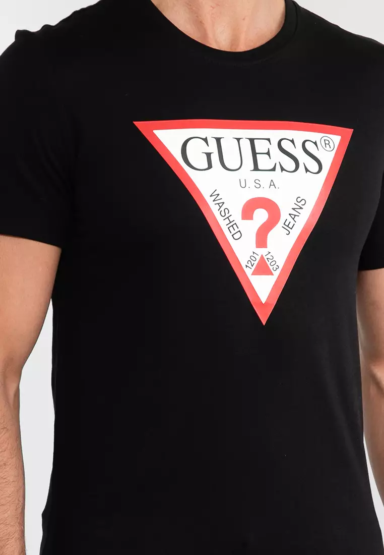 Guess original outlet logo t shirt