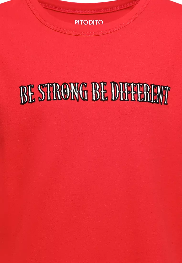 Pito Dito Girl Blatant T-shirt Anak Merah