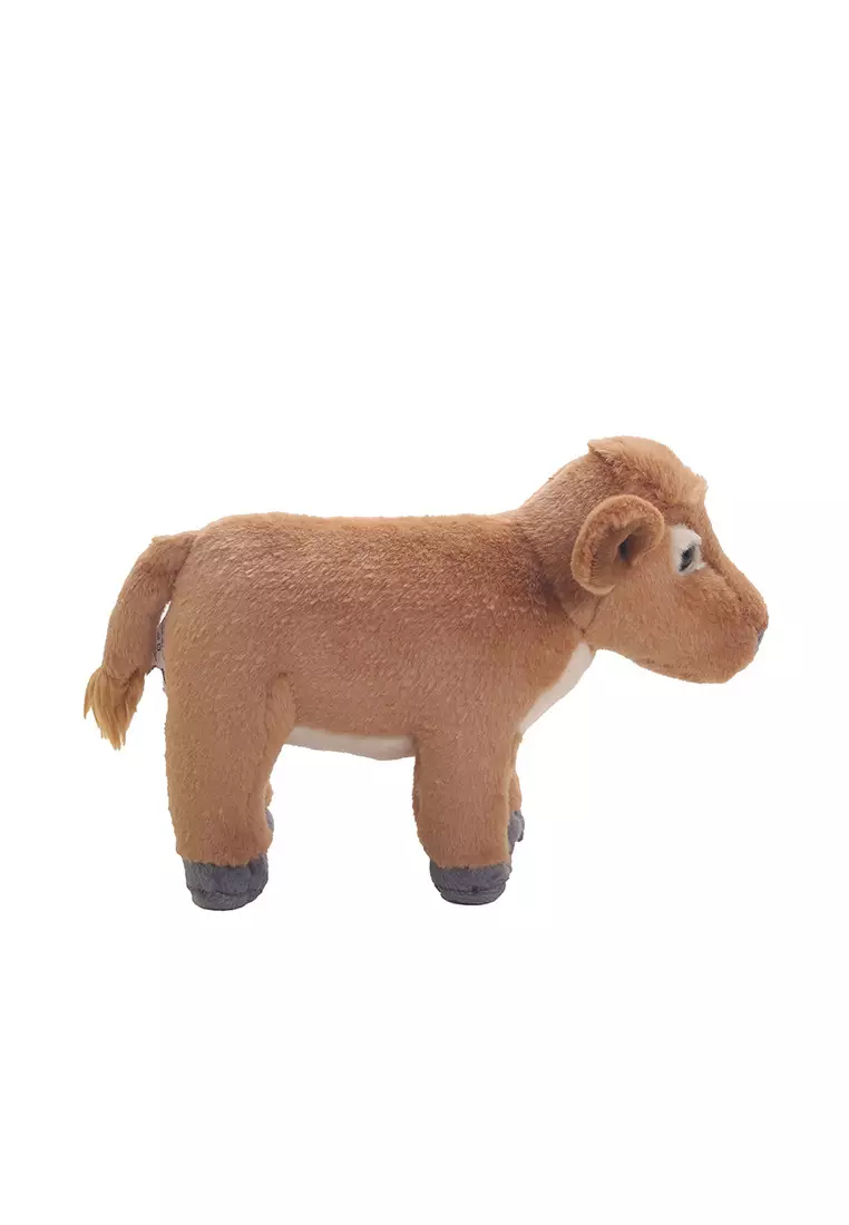 Boneka Binatang Animal Plush Kerbau Brown Coklat 24x17 cm