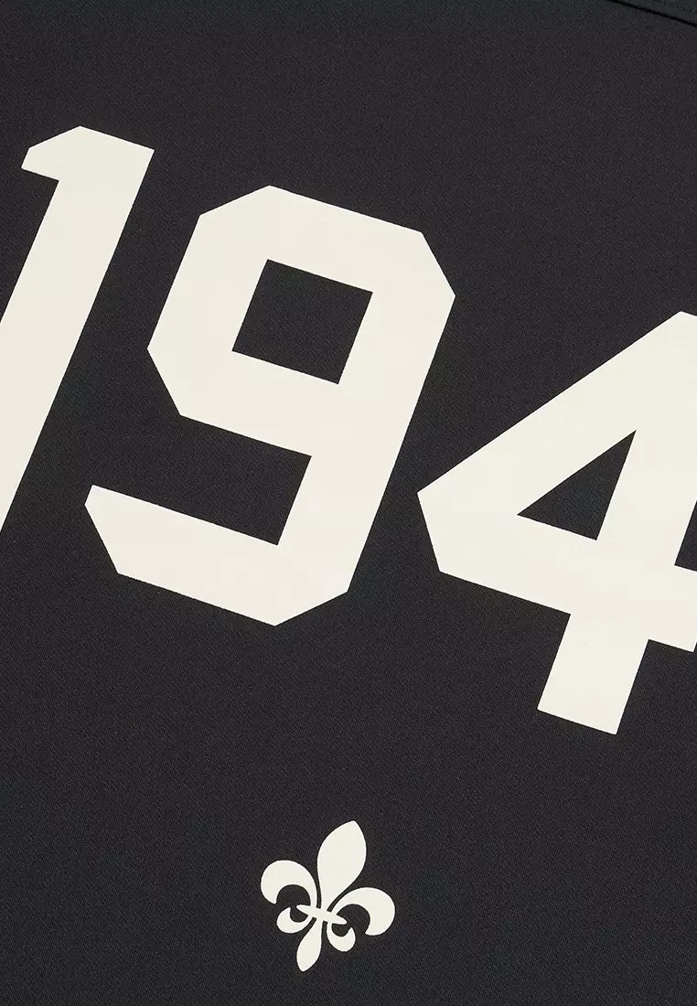 男裝 LOGO 復古風格寬鬆落肩T裇