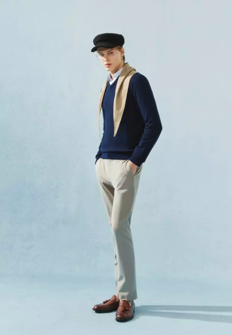 Pure Wool V Neck Sweater