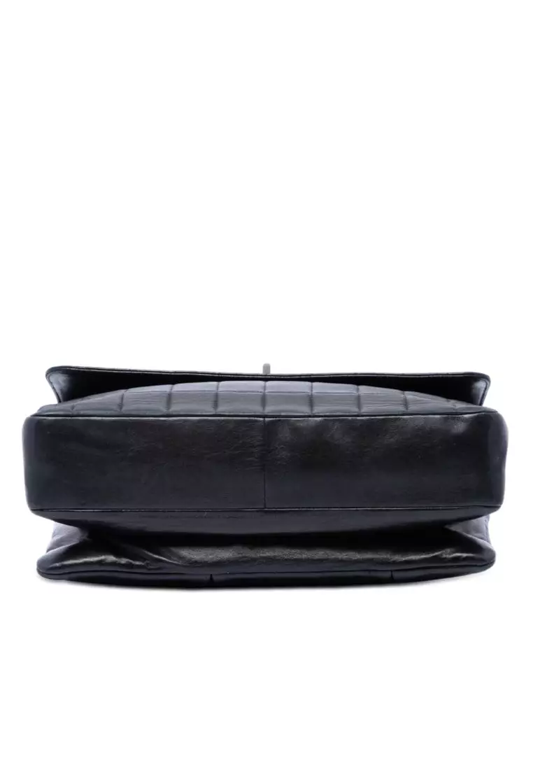 Pre-Loved Chanel Chocolate Bar Lambskin Reissue 2.55 Single Flap