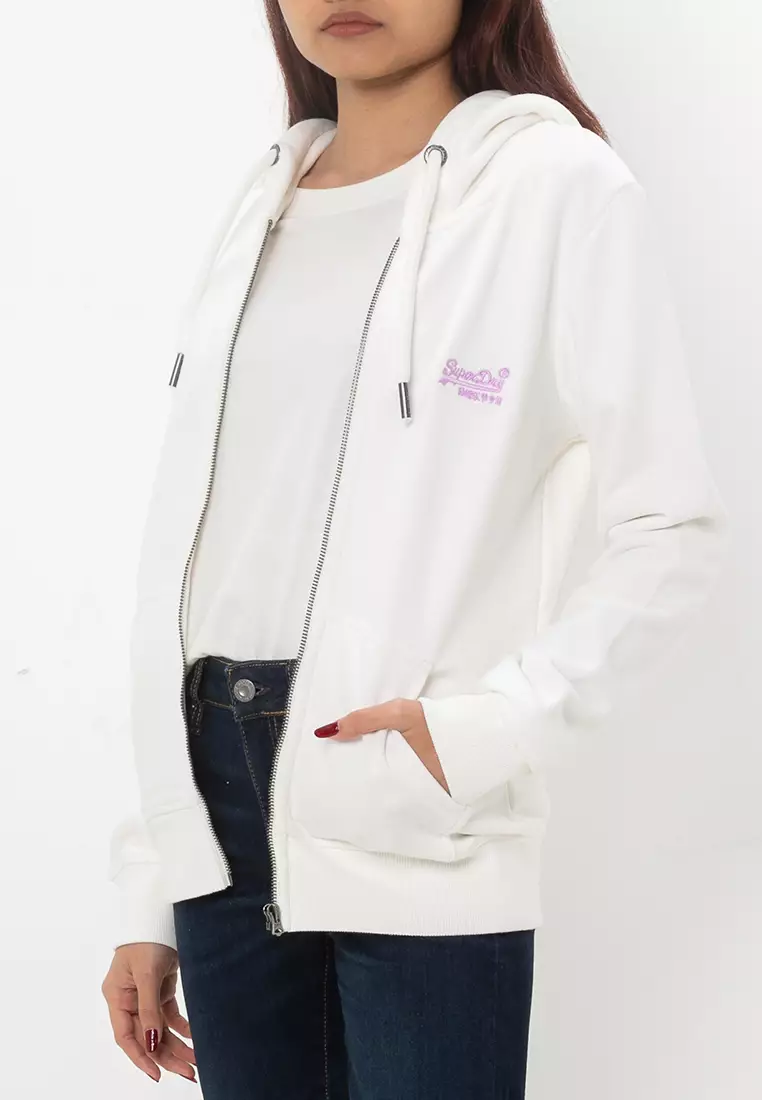 Buy Superdry Vintage Logo Embroidery Zip Hoodie 2025 Online