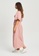 The Fated pink Percy Midi Dress C61EAAA96B625CGS_2