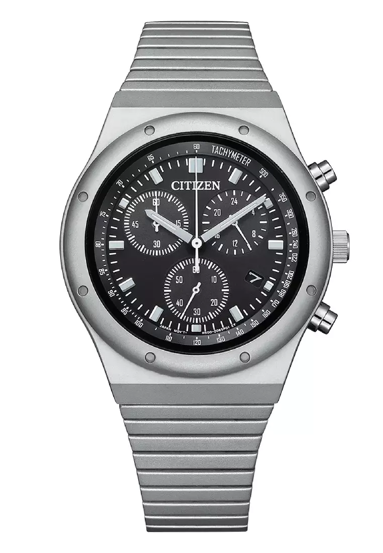 Buy Citizen Citizen Record Label Eco Drive Chronograph Watch
