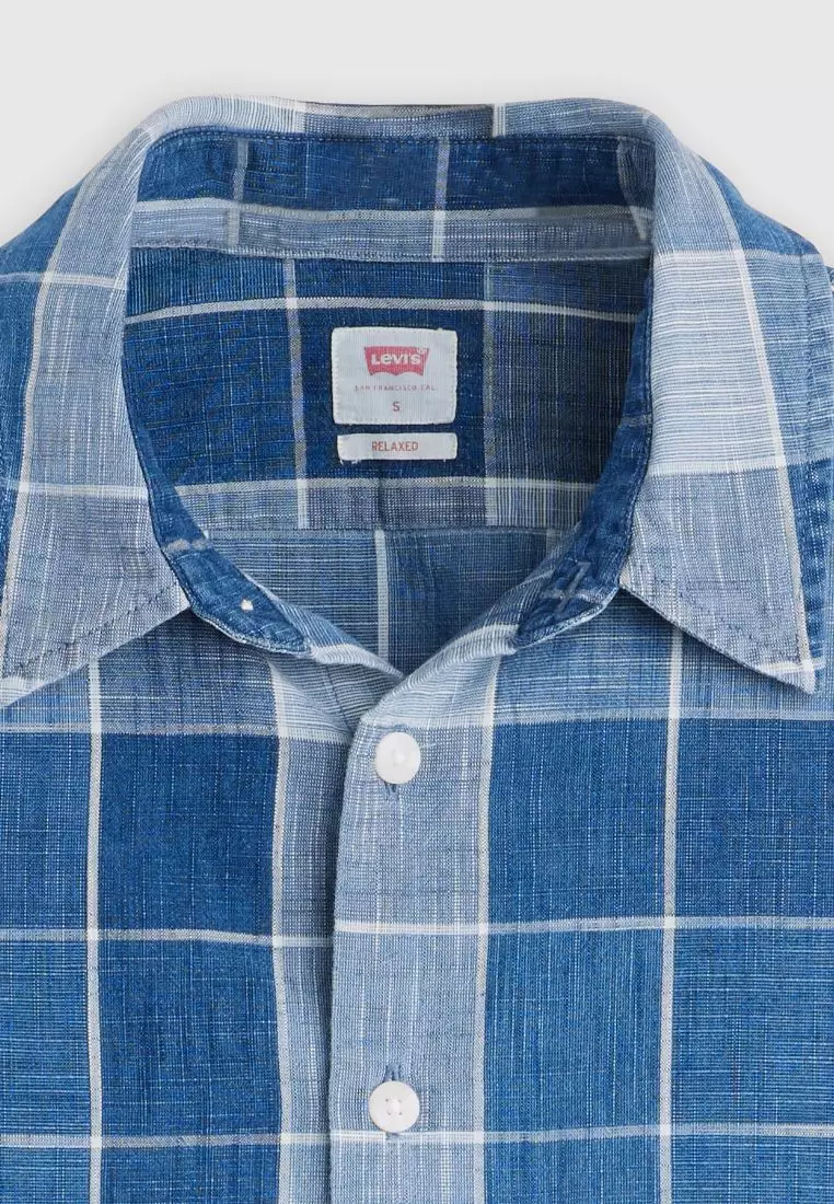 Men's Boxy Cropped Short-Sleeve Shirt 003ZC-0002