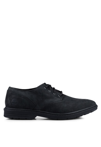 Timberland black Sawyer Lane Waterproof Oxford Shoes 668FASH11AD8E6GS_1