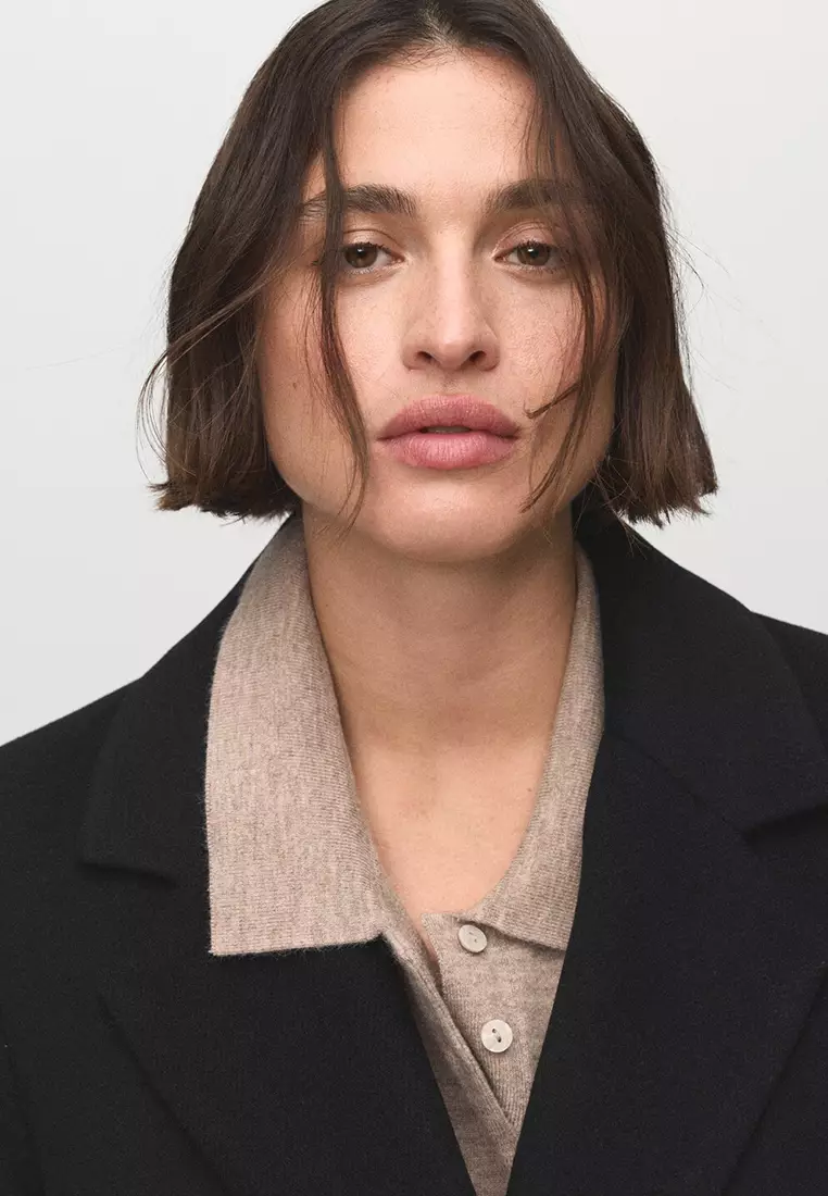 Double-Breasted Wool Coat