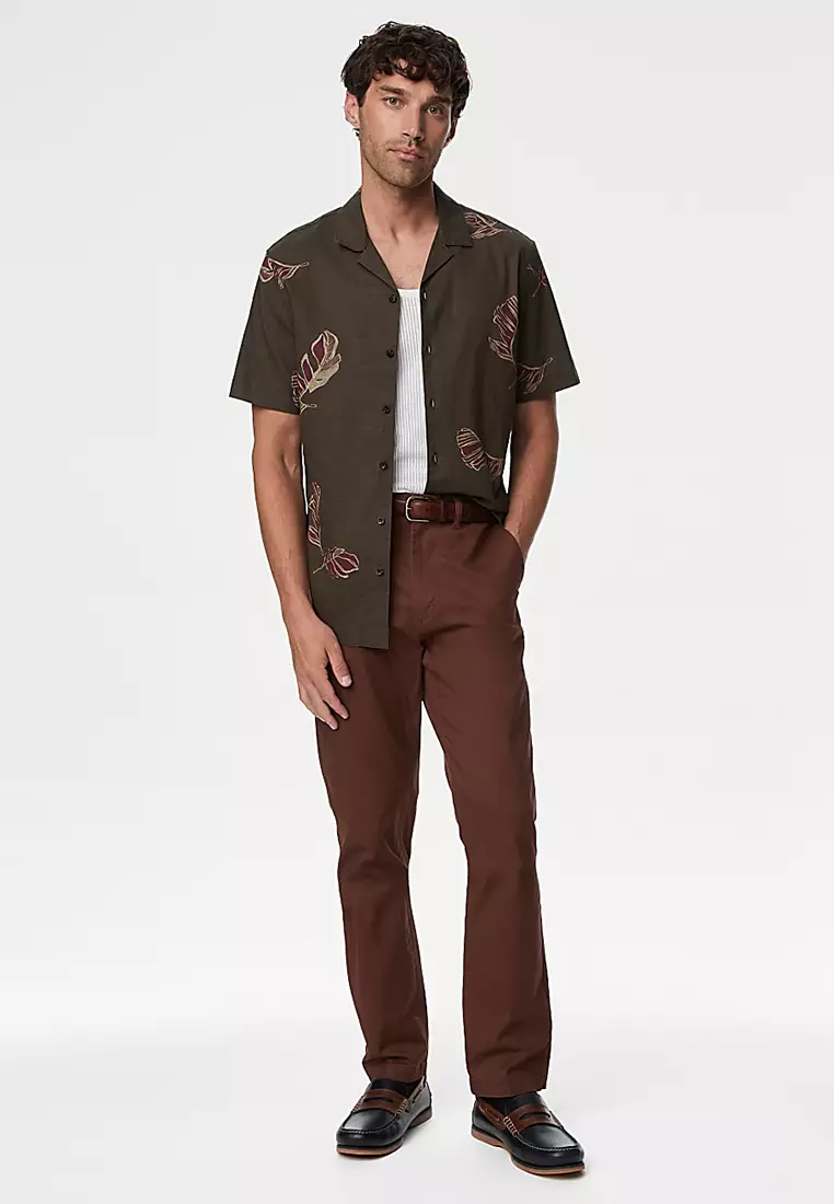 Easy Iron Pure Cotton Hawaiian Shirt