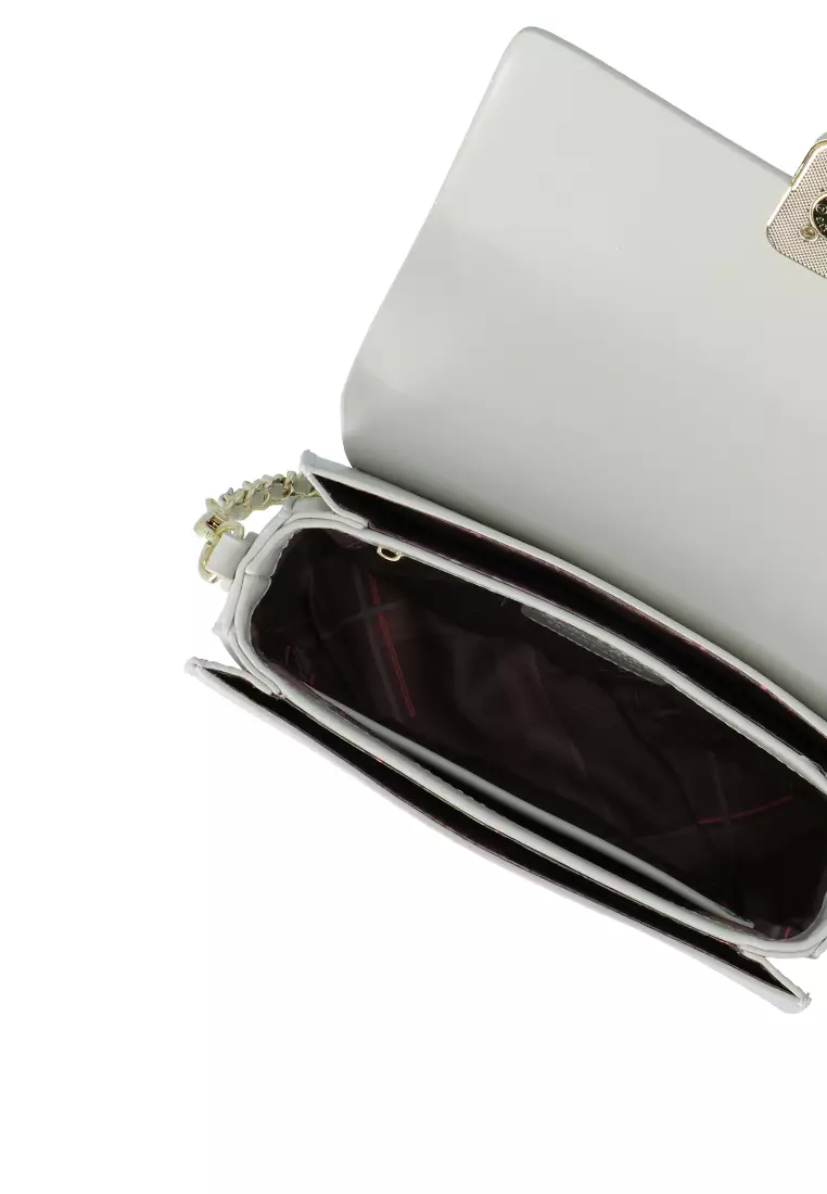 The Harper 2-Way Shoulder Bag - Light Grey