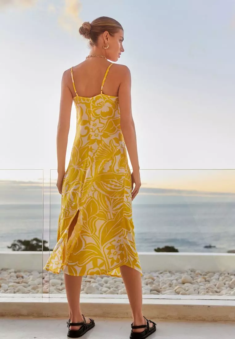 Yellow dress next top